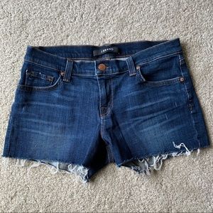 J Brand frayed edge shorts
